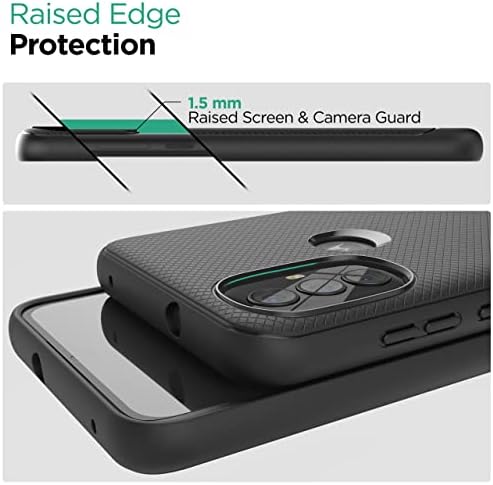 Armadura fina encerrada projetada para moto G Power 2022 Belt Clip Case, capa de telefone fit slim com coldre