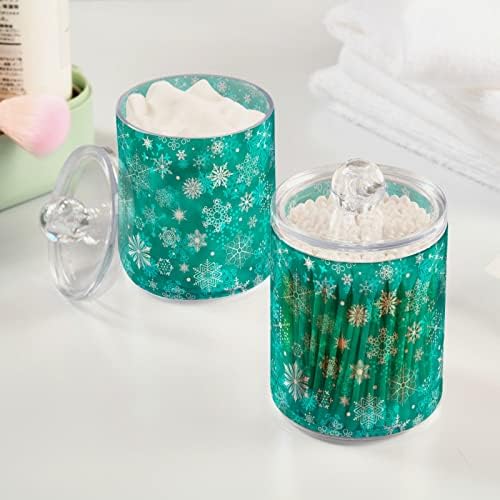 Alaza 2 Pack Qtip Dispensador Teal