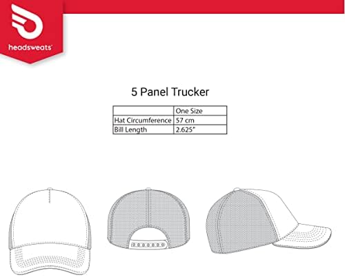 Chapéu de caminhoneiro ajustável no desempenho de Headsweats para homens e mulheres