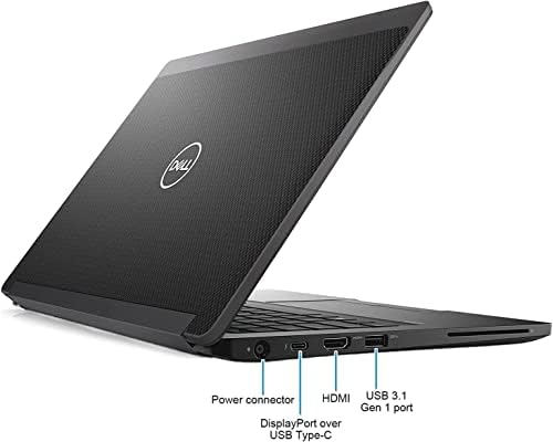 Dell Latitude 7390 Laptop de negócios, laptop de tela sensível ao toque de 13,3 FHD, Intel Core i5-8350U, 16GB DDR4 RAM, 512 GB SSD,