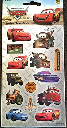 Adesivos de recortes de carros da Disney Pixar