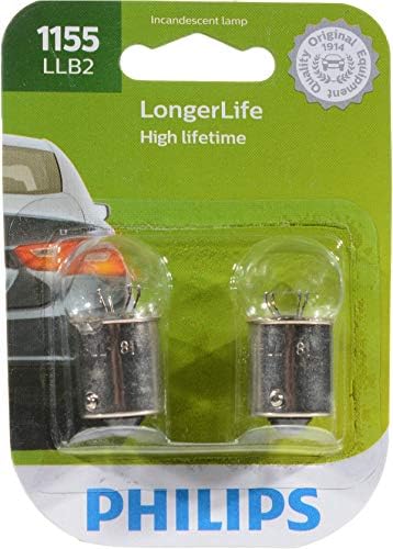 Iluminação Automotiva Philips 1155 Bulbo miniatura mais longa, 2 pacote, 1155llb2