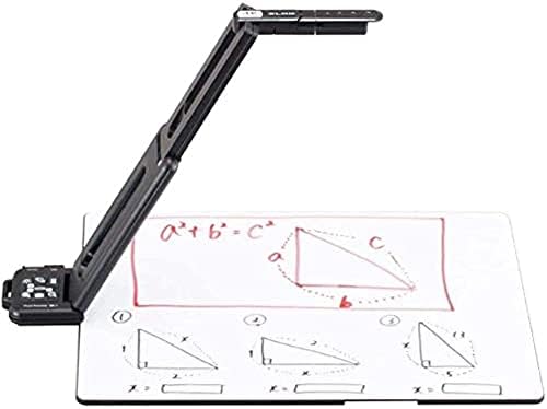 Elmo 1356 MX Board Board, Compact and Lightweight Design, para uso com a série MX de câmeras de documentos, superfície fosca, pode