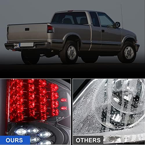 Luzes traseiras de LED Roxx para 1994-2004 Chevy S10/ 1994-2004 GMC SONOMA/ 1996-2000 HOMBRE ISUZU