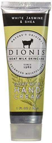 Dionis - leite de cabra Skincare White Jasmine e Shea Shea Hand Cream - Feito nos EUA - sem crueldade e sem parabenos