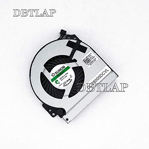 DBTLAP Laptop CPU Fan Compatible para Dell Precision M6800 Fã de resfriamento BATA0716R5H PN01 DC28000DCVL KSB0605HC DA03 07DDM8