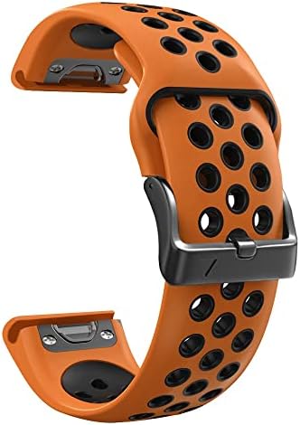 Gikos Silicone 26mm 22mm Relógio rápido Band para Garmin Fenix ​​6 6s 6x Pro 5x 5 5Plus 3 HR 935 S60 Watch EasyFit