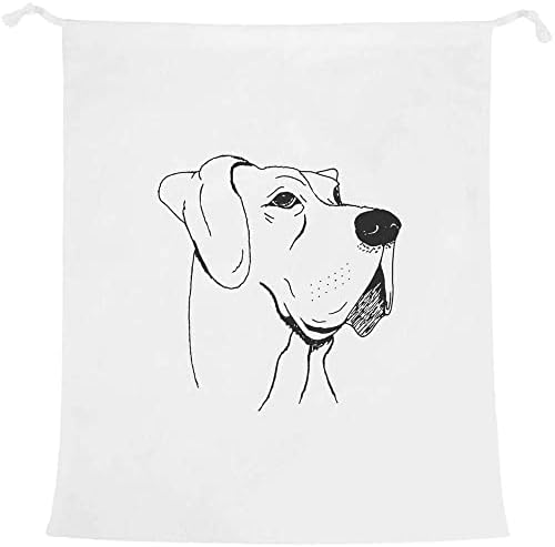 Azeeda 'Great Dane Head' Lavanderia/Bolsa de Lavagem/Armazenamento