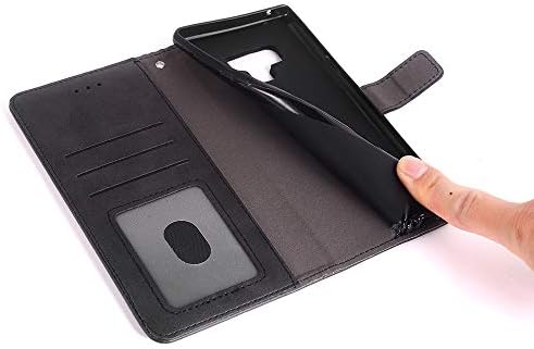 Caixa de telefone para a capa Samsung Galaxy S8 Plus Folio Flip Wallet, PU Slots de cartão de crédito de couro Slots de