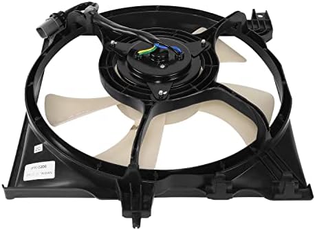 IN3113101 Factory Style Radiator Refrigeing Fan Conjunto compatível com Infiniti G20 1991-1996, 12V, Black