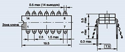 S.U.R. & R Ferramentas K1401SA2 Analoge LM2901N IC/Microchip URSS 10 PCs