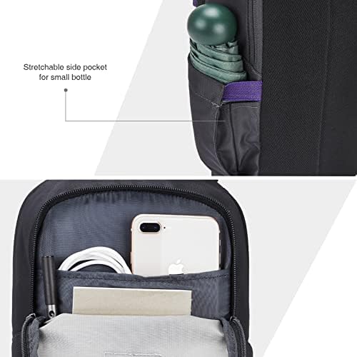 Saco de Sling de Crossbody sempre avançado para homens Mulheres Bolsa de ombro, uma mochila pequena de uma mochila Sacos de peito leves