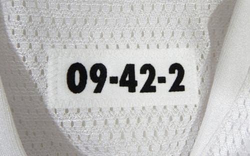 2009 San Francisco 49ers Andy Lee 4 Jogo emitiu White Jersey 42 DP26457 - Jerseys de Jerseys usados ​​na NFL não assinada