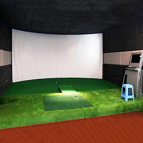 Lhllhl Golf Ball Simulator Impact Exibição Tela de projeção de projeção de pano branco material de golfe Golf Golf Golf Golt