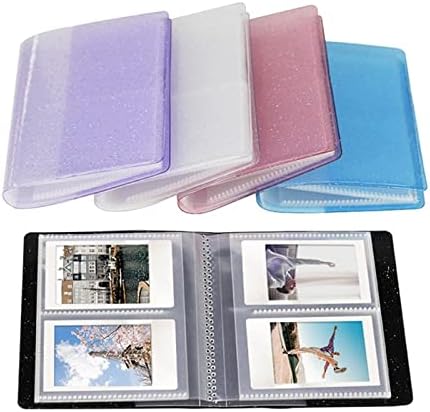 MidfGu 64 Bolsos de 3 polegadas Álbum de Foto Mini Mini Instant Picture Case Storage Organizador
