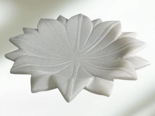 Tigela de mármore artesanal: elegância artesanal para decoração de casa | Beleza atemporal
