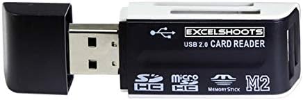 Excelshoots Cable USB trabalha para Canon PowerShot Elph 180 Digital Camera + Card Reader