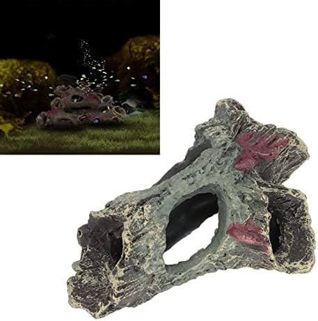 Zerodis Aquarium Hollow Tree, Hollo Hole Simulação de Material de Resina de Trunk para Árvores Aquários não tóxicos para caixa