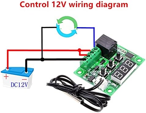 Bholsa XH-W1209 Digital Exibir Controlador de temperatura Controlador de temperatura Controle de temperatura Mini temperatura