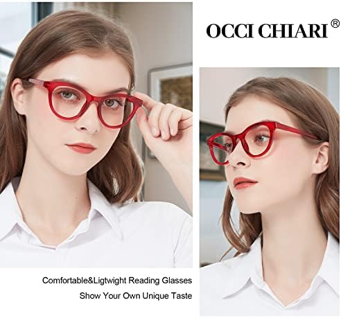 Occi Chiari Reading Glasses for Women Designer Reader 1.0 1.5 2,0 2,5 3,0 3,5 4,0 5,0 6,0 1,25 1,75 2,25 2,75