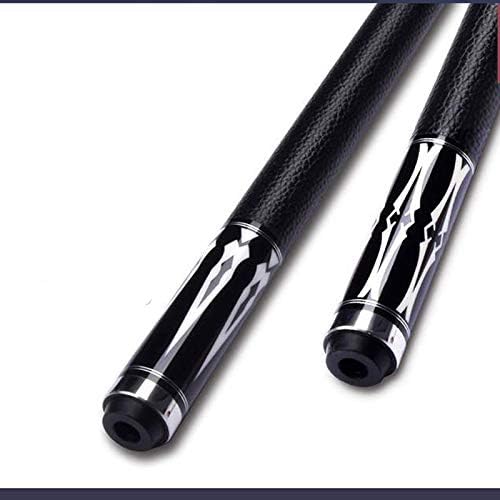 DSJ Billiard Pool Cue, 58 polegadas Handcraft Maple Billiard Pool Cue 1/2 12,75 mm Cabeça Excelente Grip/D