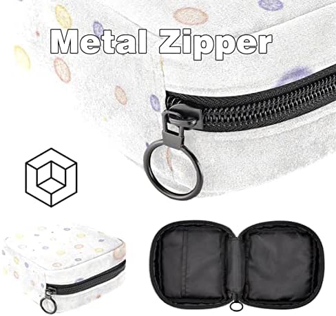 Bolsa de armazenamento de guardanapos sanitários de Oryuekan, bolsas de zíper menstrual reutilizável portátil, bolsa