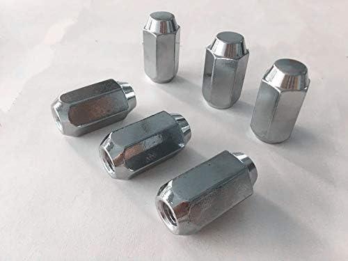 20pcs Chrome 7/16 -20 Porcas de encerramento de rodas Fit 1977 Pontiac Catalina pode caber nas jantes OEM, o comprador