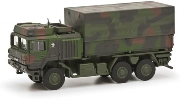 Para Schuco para UTF 5T 6x6 Caixa Militar veículo 1/87 Modelo pré-construído de tanque