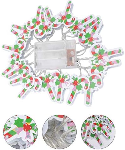 Soimiss 1 PC Santa Cane Lâmpada Luzes de Flormas de Natal Luzes Decorativas Luzes LEDs Pingente