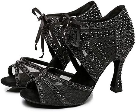 AOQUNFS Sapatos de baile de dança latina feminina Sapatos de dança padrão, modelo L435