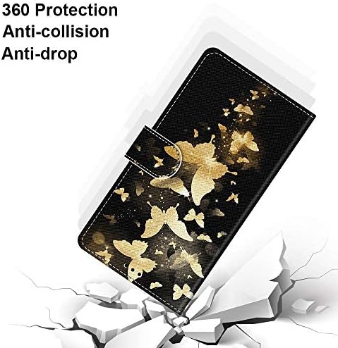Caixa de saturação para a Samsung Galaxy A03s, belo PU Leather Flip Magnet Wallet Stand Slots Slots Hand Strap Protection Cober para