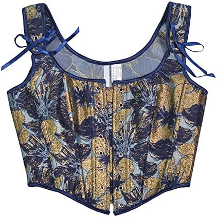 Corset feminino Top Sexy Sexy Vintage Floral Corsets