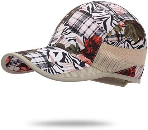 Rápido boné de beisebol Sun Hats Mesh Mesh Proteção UV leve para esportes ao ar livre