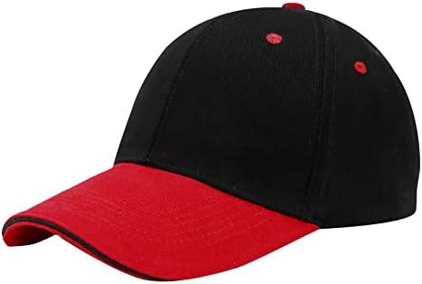 MANHONG MENS ANDOMENTE MANEIRA MODA DE VERMELHO SUNS CASSO SUNS Caps Caps Capfetar Capinhos de Baseball de Algodão Mens