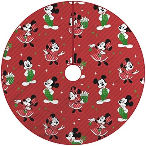 Mickey e Minnie Christmas Tree Salia Decorações de Natal Festa de Festas Árvores de férias Ornamento de 48 polegadas