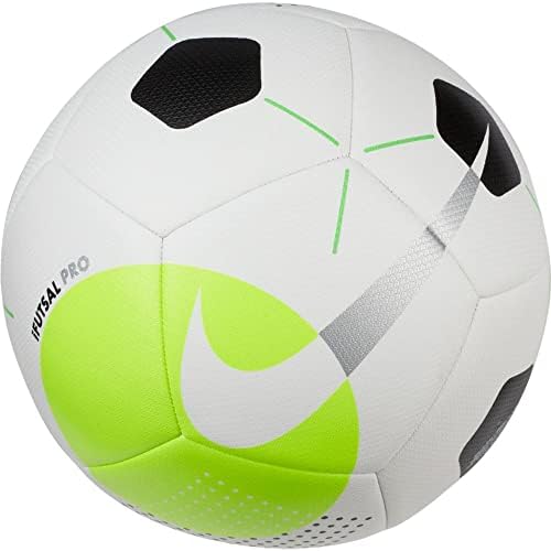 Nike Futsal Pro Team Ball, White/Volt/Silver, Dh1992-100, Pro