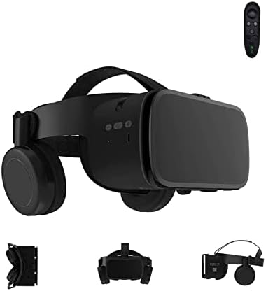 3D óculos VR Captura de papelão virtual Realidade de realidade virtual Capacelete VR sem fio para smartphones