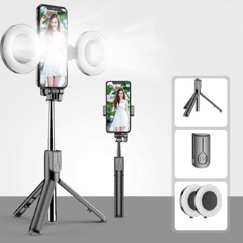 Suporte de ondas de caixa e montagem compatível com orbic myra 5g uw - selfiepod da luz do ring, bastão de selfie extensível com