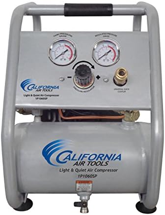 California Air Tools CAT -1P1060SP GAL 56DB Compressor de ar & Colorfit por Milton Coupler & Plug Kit - - 1/4 NPT, - S -314MKIT