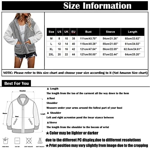 Jaqueta feminina de lã 2023, jaqueta feminina de lã solteira e quente casaco de capuz de inverno clássico listrado