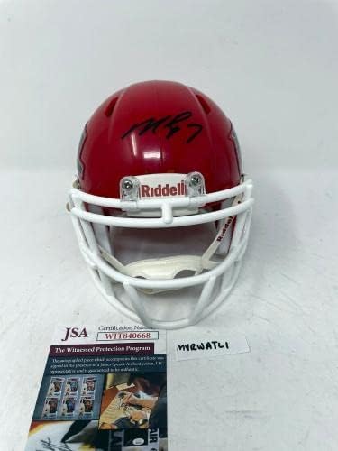 Michael Mike Vick Atlanta Falcons assinou mini capacete personalizado com JSA Coa J - Mini capacetes autografados da NFL