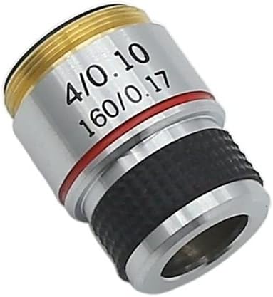 Bonzea 4x 10x 20x 40x 100x lente objetiva acromática para microscópio biológico 185