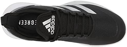 Adidas Adizero Ubersonic 4 sapato de tênis, preto/prata metálico/branco, 7