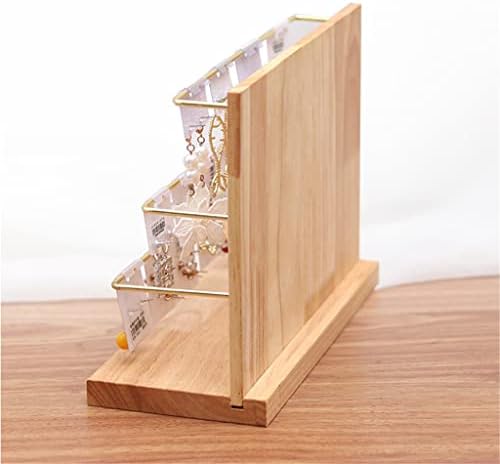 Wenlii Holder colars Home Colars Stand Wooden Organizador pendurado As descobertas de joias pendentes exibem brincos rack