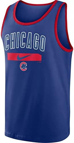 Nike masculino de Chicago Cubs Royal Swoosh Classic Tank Top