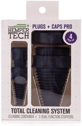 Tech Hemper - Plugues de limpeza+Caps Pro Green