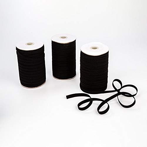 Selcraft Balck costura da banda elástica Elastique Couture 3mm 5mm Elastic Band Rope Costura Elastic Band Band Elastic para Máscara