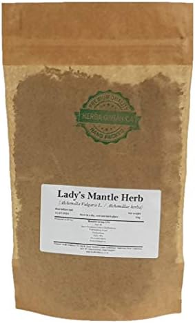 Herb Herb Mantle da Lady Herba Organica - Alchemilla vulgaris L Mantle da senhora comum