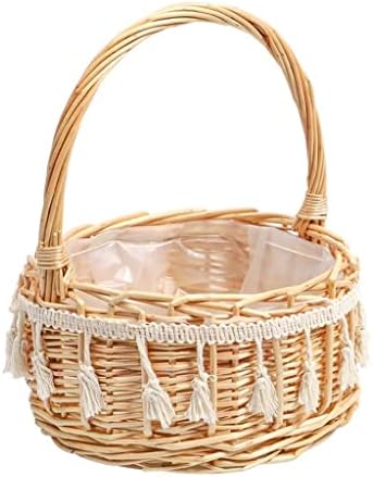 Mmllzel 1pc Rattan, tecido de noiva no noiva, com textos de mão, acessórios decorativos de menina