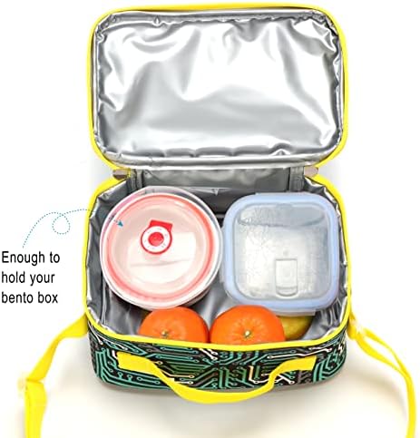 YoJoy Kids Backpack for Boys With Lunch Box Set Smags de escola primária de 16 polegadas Backpacks de dinossauros de futebol de